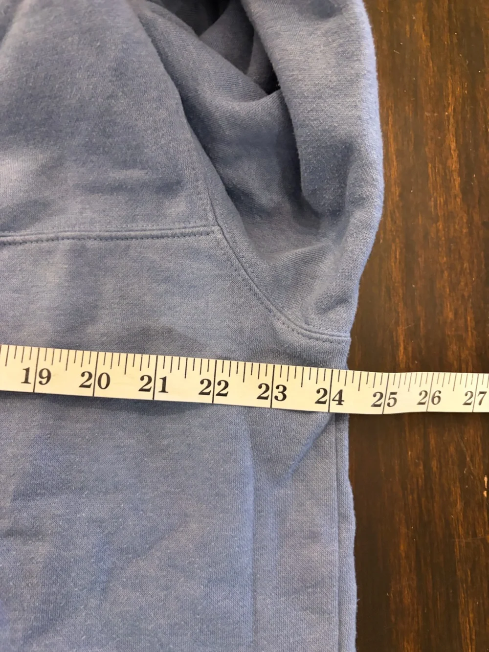 Columbia Men's Light Blue Half-Zip Fleece with Dark Navy Collar -XL